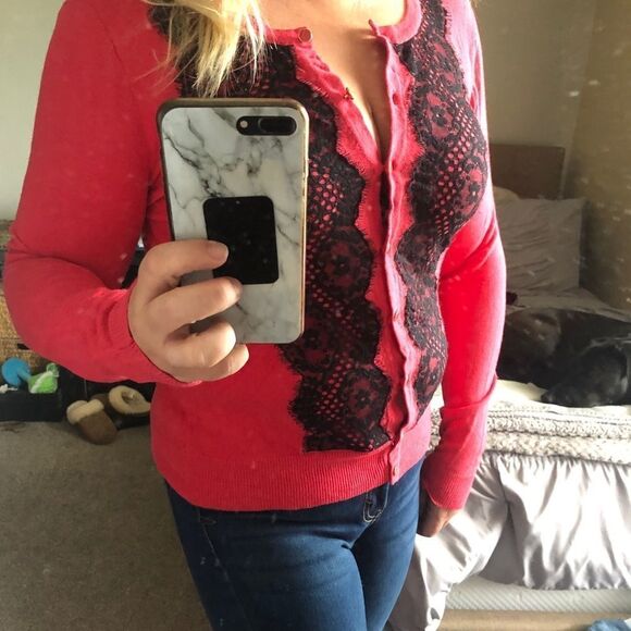 NY&Co Lace Cardigan - Picture 3 of 3